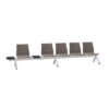Kusch + Co V-Travel Bench-5 Standard 5-Seat Integrated Tabletops Beam Seating