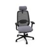Nowy Styl Elovie Swivel Chair Mesh Back With Headrest Upholstered Office Chair