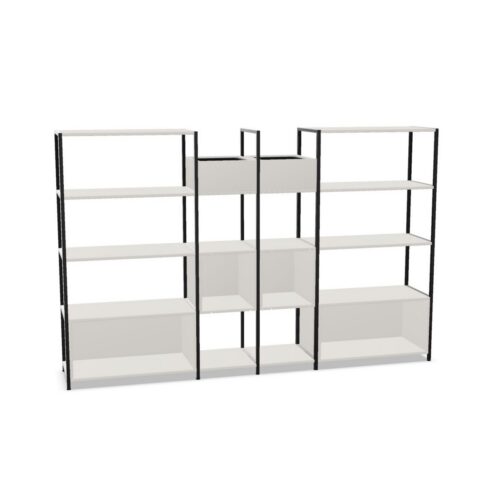 Nowy Styl Aplo Cabinet 4OH 4C Open 4-Column Storage Cabinet