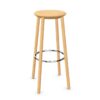 Kusch + Co Creva High Stool 4-Leg Lgw Frame NO Back Backrest Footrest Bar Stool