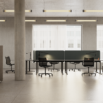 Abstracta Softline Plexi Top Top Panel Plexiglass Desk Screen