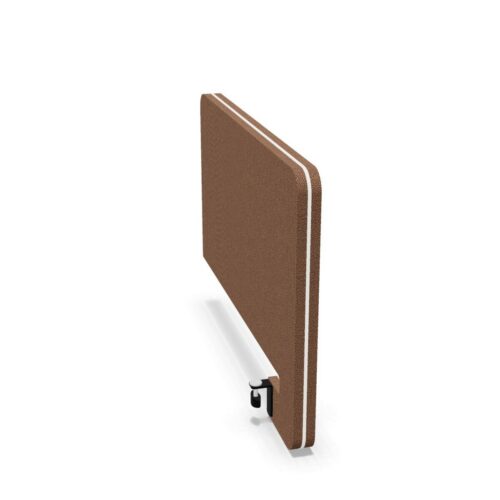 Bralco Desk-Mounted Fabric-Covered Acoustic Desk Screen