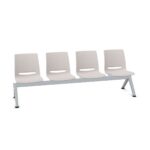 Kusch + Co V-Care Bench-4 Standard 4-Seat With Table Beam Seating Bench