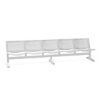 Kusch + Co 8000 Bench-5 5-Seat Without Armrests Beam Seating