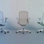 Nowy Styl Airi Swivel Chair Mesh Back Task With Armrests Office Chair