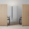Abstracta Alumi Floor Freestanding Floor-Standing Acoustic Room Divider