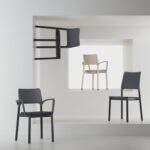 Kusch + Co Arn Frame Chair 4L Lgw HB P Four-Legged High Back Frame Chair product view