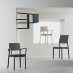 Kusch + Co Arn Frame Chair 4L Lgw HB P Four-Legged High Back Frame Chair product view