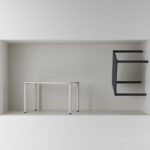Kusch + Co Arn Table I-Leg Base Freestanding Square Meeting Table