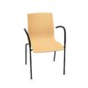 Kusch + Co Trio 4LA W 4-Leg With Armrests Upholstered Frame Chair