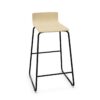 Nowy Styl Cafe Vii Hocker Cantilever Footrest Wooden Bar Stool