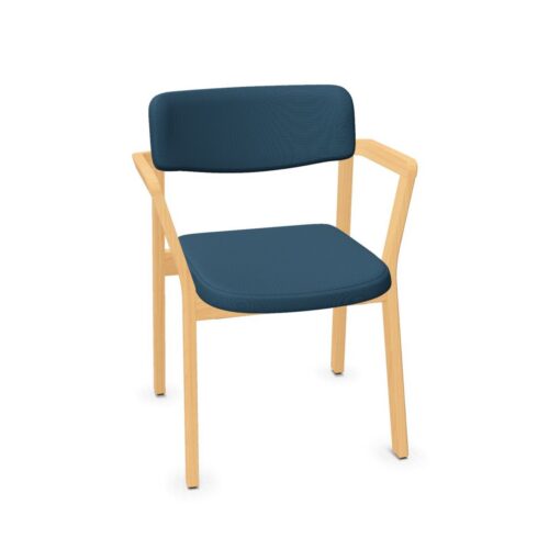 Kusch + Co Embla Frame Chair 4LA Uph 4-Leg With Armrests Upholstered Frame Chair