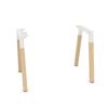Bralco Fixed-Height Metal Legs Desk Frame