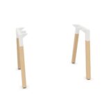 Bralco Fixed-Height Metal Legs Desk Frame