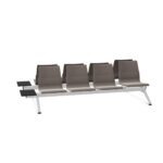 Kusch + Co V-Travel Bench-8 Bbl Prm 8-Seat With Tabletops Beam Seating