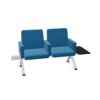Kusch + Co V-Travel Bench-2 Soft Modular Arm End Two-Seat Armchair Unit With