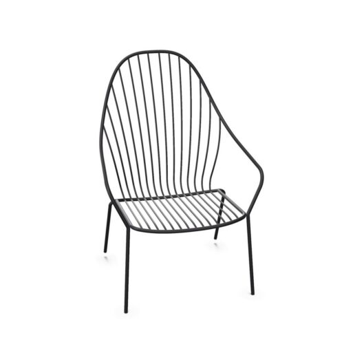 Gaber Amitha Lounge Metal Arm 4-Leg With Armrests Lounge Armchair