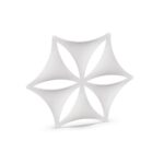 Abstracta Airflake XL Ceiling Baffle Open Core Acoustic Panel