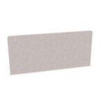 Zilenzio Rounded Clamp-Mounted Corners Acoustic Desk Screen