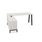 Nowy Styl CS5040 Desk Integrated With Sideboard A-Leg Frame Base Fixed Plus Desk