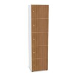 Bralco Aba 5-Compartment Independent Doors Locker Cabinet