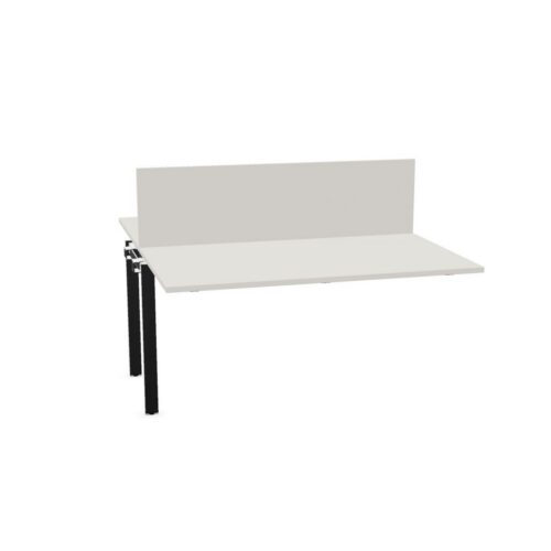 Nowy Styl Sqart Add 2U I-Leg RC PN 2-Person Frame With Bench Desk Additional