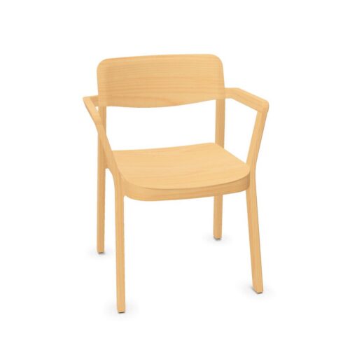 Kusch + Co Embla Frame Chair 4LA W 4-Leg With Armrests Frame Chair