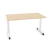 Bralco Rectangular Mobile Desk Straight Edge Desk