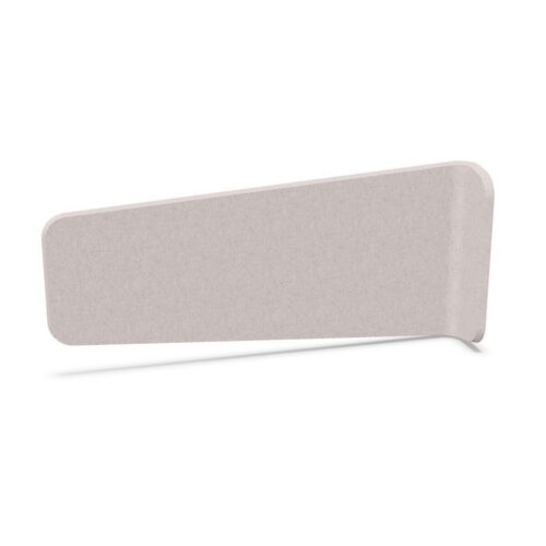 Zilenzio 1800 Short Right Desk-Mounted Side Screen Acoustic Desk Screen
