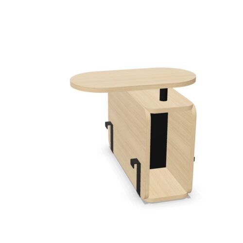 Bralco Bayside Freestanding Left-Hand Configuration Compact Desk