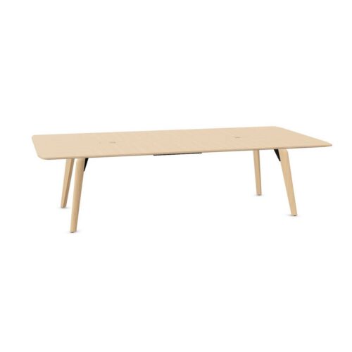 Bralco Rectangular Conference Table Wood Worktop Conference Table