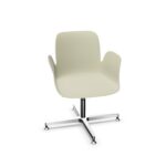 Frezza Fior Di Loto Plastic 4-Star Base Automatic Return Conference Chair