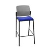 Nowy Styl Wikido Hocker 4L Mesh 4-Leg Upholstered Back Bar Stool
