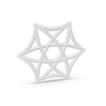 Abstracta Airflake Line Open Wall-Mounted Core Pattern Acoustic Wall Panel