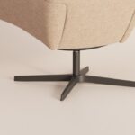 Nowy Styl Barrique Armchair Swivel With Armrests Upholstered Armchair