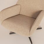 Nowy Styl Barrique Armchair Swivel With Armrests Upholstered Armchair