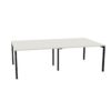 Nowy Styl Bspace Workbench 4U I-Leg RC Fixed-Height Frame 4-Person Bench Desk