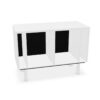 Bralco Credenze 4-Leg Melamine Sideboard