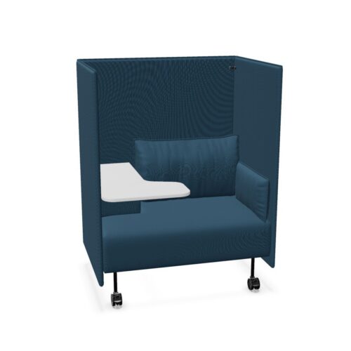 Kusch + Co Creva Sofa Work 1-Seater Mobile High-Back Work Sofa With Integrated