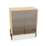 Northern Hifive Glass Cabinet 75 H15 Low With Legs Glass Cabinet