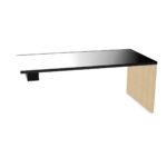 Bralco Sesto Senso Left-Hand With Service Executive Desk