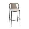 Gaber Kasia Stool H76 4-Leg Upholstered Shell Bar Stool