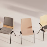Kusch + Co Bewise Link-Plastic Row Connector Chair Row Clamp arrangement view