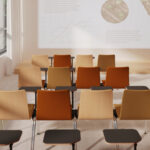 Kusch + Co Bewise Frame Chair 4L W 4-Leg Upholstered Back Frame Chair