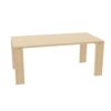 Bralco Fixed-Height Leather Insert Executive Desk