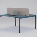 Nowy Styl Bspace Workbench 2U I-Leg RC 2-Person Frame Fixed Bench Desk