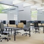 Nowy Styl Multo Upper Front Desk Panel Felt Front-Mounted Desk Screen