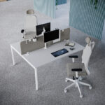 Nowy Styl Bspace Workbench 2U I-Leg RC 2-Person Frame Fixed Bench Desk