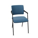 Nowy Styl 2ME Frame Chair Uph 4L 4-Leg With Armrests Upholstered Frame Chair