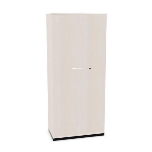 Nowy Styl Sqart D2 Veneer Hinged Double Door Freestanding Metal Wardrobe Cabinet